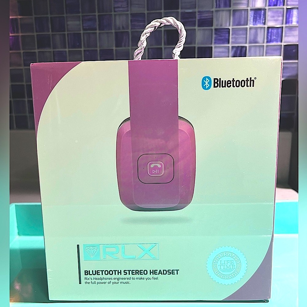 💜RLX Bluetooth Stereo Headphones Sealed, Unopened, Never Used or Tested🎧 🎶